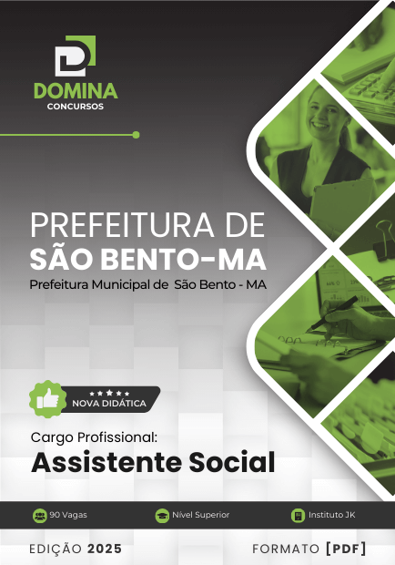 Apostila Assistente Social São Bento MA 2025