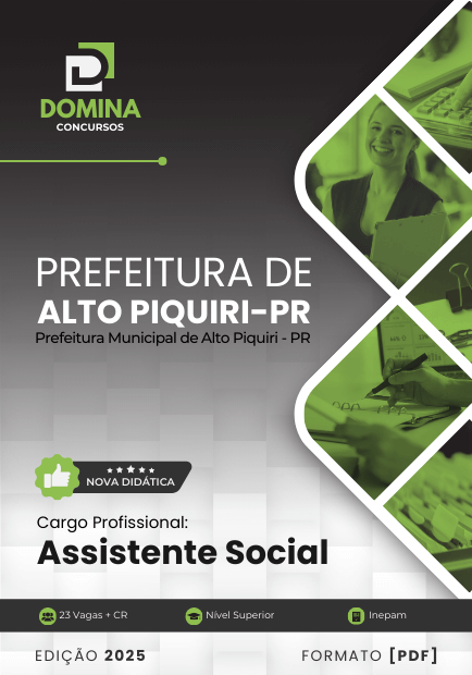 Apostila Assistente Social Alto Piquiri PR 2025