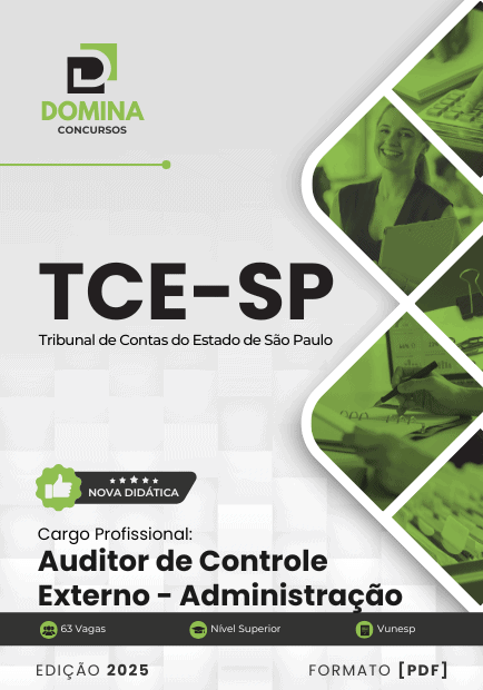 Apostila Auditor de Controle Externo Administração TCE SP 2025