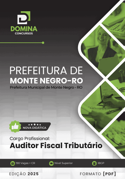 Apostila Auditor Fiscal Tributário Monte Negro RO 2025
