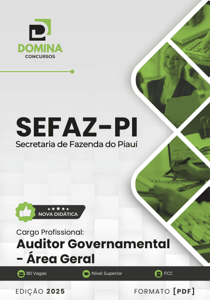 Apostila Auditor Governamental Área Geral SEFAZ PI 2025