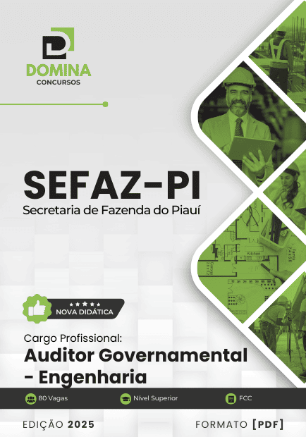 Apostila Auditor Governamental Engenharia SEFAZ PI 2025