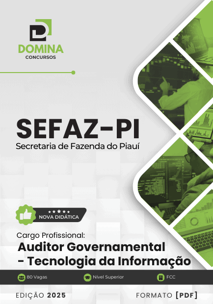 Apostila Auditor Governamental Tecnologia Informação SEFAZ PI 2025