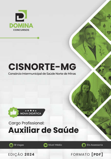 Apostila Auxiliar de Saúde Cisnorte MG 2025