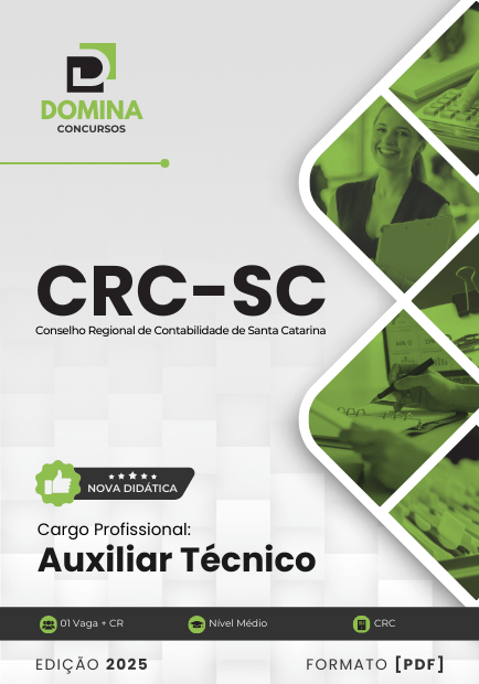Apostila Auxiliar Técnico CRC SC 2025
