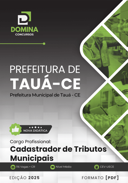 Apostila Cadastrador de Tributos Municipais Tauá CE 2025