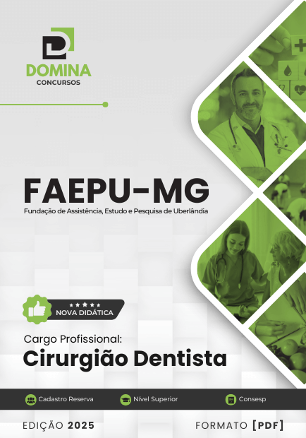 Apostila Cirurgião Dentista FAEPU MG 2025