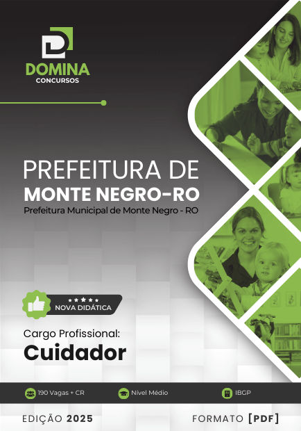 Apostila Cuidador Monte Negro RO 2025