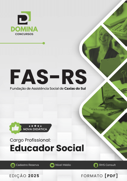 Apostila Educador Social FAS Caxias do Sul RS 2025