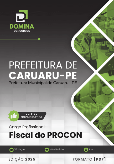 Apostila Fiscal do PROCON Caruaru PE 2025