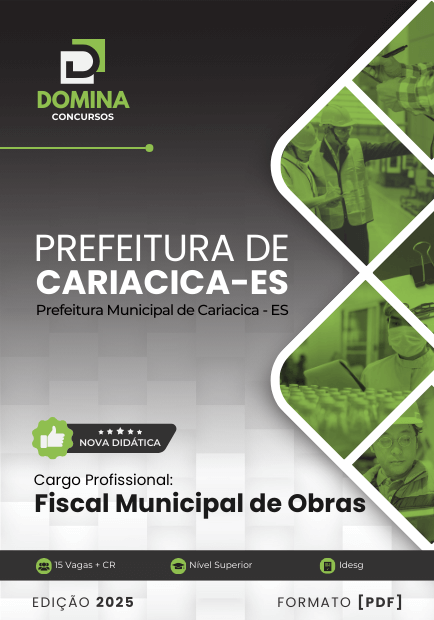 Apostila Fiscal Municipal de Obras Cariacica ES 2025