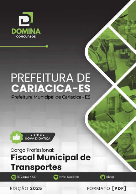 Apostila Fiscal Municipal de Transporte Cariacica ES 2025
