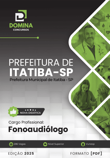 Apostila Fonoaudiólogo Itatiba SP 2025