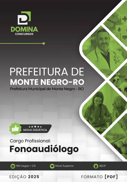 Apostila Fonoaudiólogo Monte Negro RO 2025