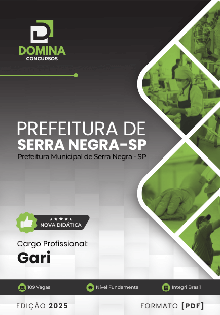 Apostila Gari Serra Negra SP 2025