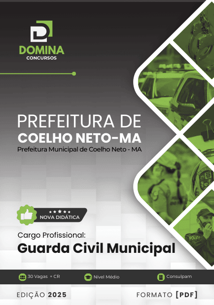Apostila Guarda Civil Municipal Coelho Neto MA 2025