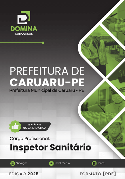 Apostila Inspetor Sanitário Caruaru PE 2025