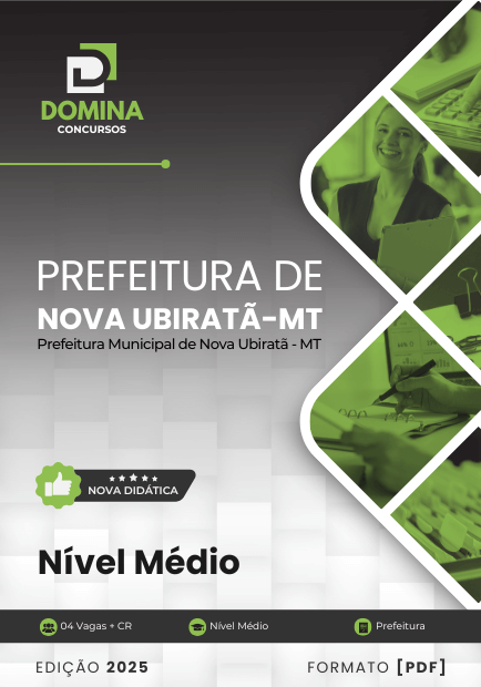Apostila Nível Médio Nova Ubiratã MT 2025