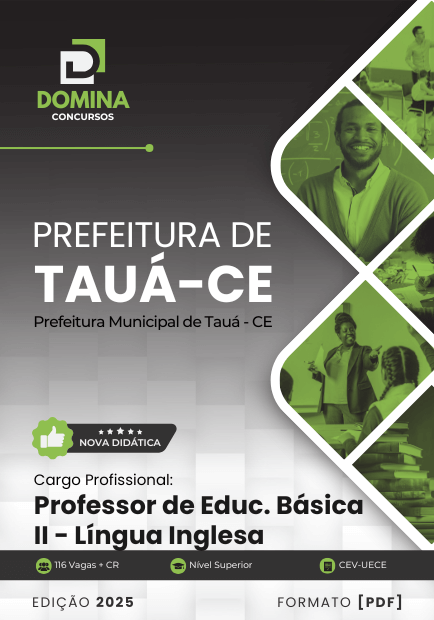 Apostila Professor de Inglês Tauá CE 2025