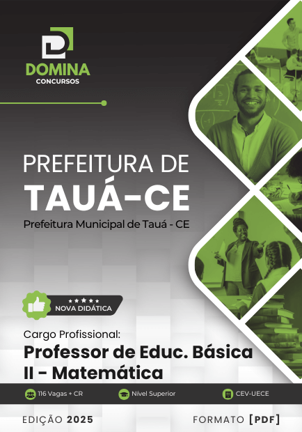 Apostila Professor de Matemática Tauá CE 2025