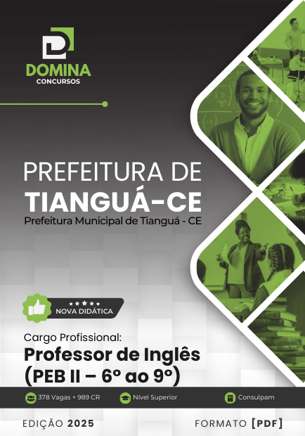 Apostila Professor de Inglês Tianguá CE 2025