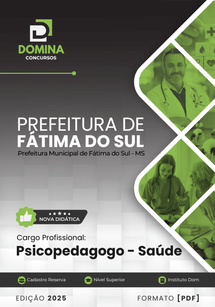 Apostila Psicopedagogo Fátima do Sul MS 2025