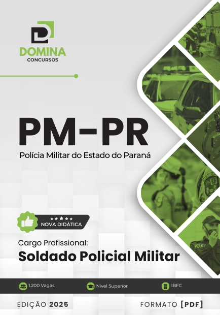 Apostila Soldado Policial Militar PM PR 2025