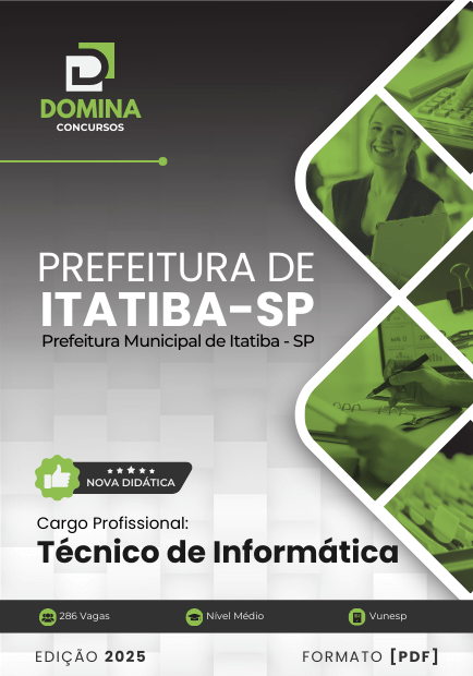 Apostila Técnico de Informática Itatiba SP 2025