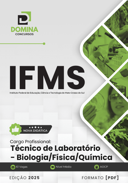 Apostila Técnico de Laboratório Biologia Física Química IFMS 2025
