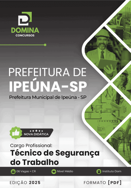 Apostila Técnico de Segurança do Trabalho Ipeúna SP 2025