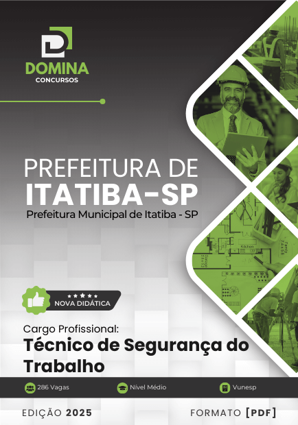 Apostila Técnico de Segurança do Trabalho Itatiba SP 2025