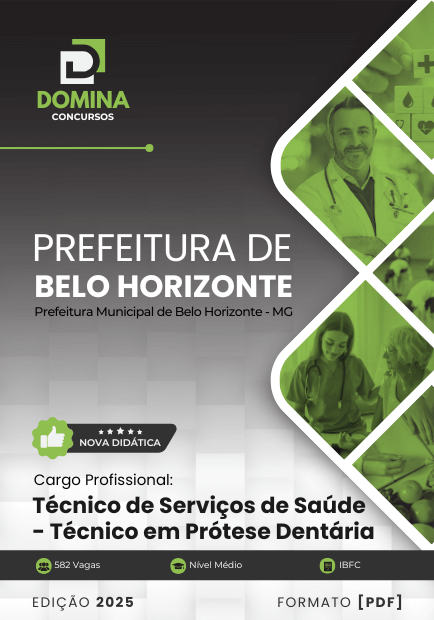 Apostila Técnico em Prótese Dentária Belo Horizonte MG 2025