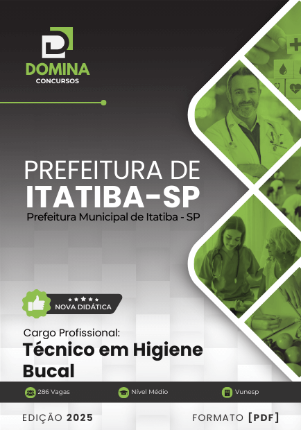 Apostila Técnico em Higiene Bucal Itatiba SP 2025