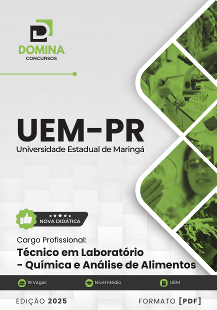 Apostila Técnico em Laboratório - Análise Alimentos UEM PR 2025