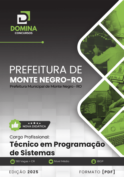 Apostila Técnico Programação de Sistemas Monte Negro RO 2025