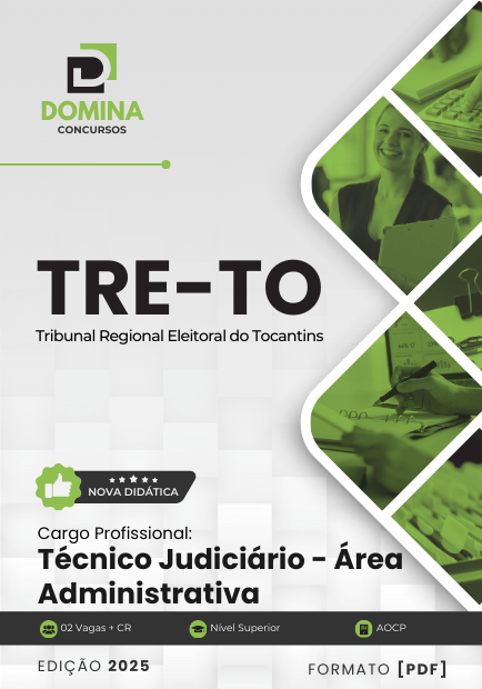 Apostila Técnico Judiciário Administrativa TRE TO 2025