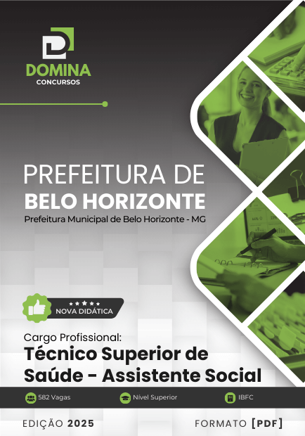 Apostila Assistente Social Belo Horizonte MG 2025