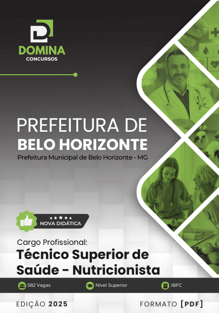 Apostila Nutricionista Belo Horizonte MG 2025
