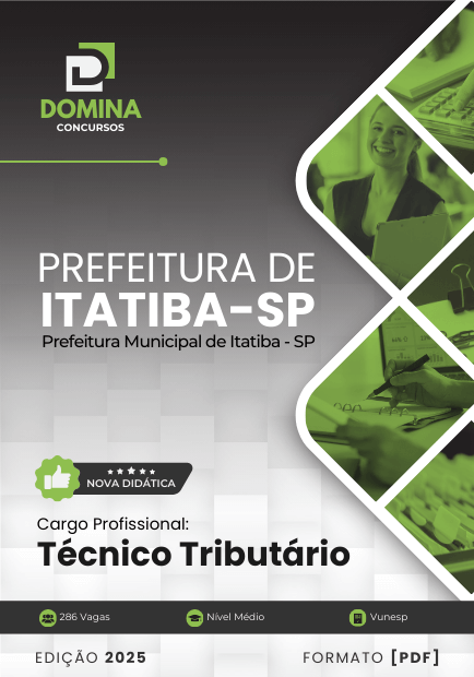 Apostila Técnico Tributário Itatiba SP 2025