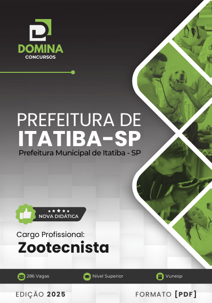 Apostila Zootecnista Itatiba SP 2025