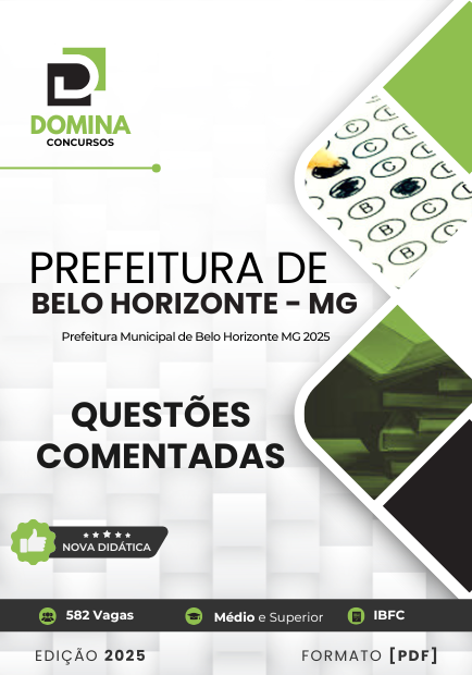 120 Questões Comentadas Belo Horizonte MG 2025