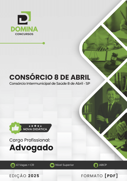 Apostila Advogado Consórcio Saúde 8 de Abril SP 2025