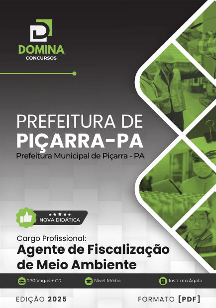 Apostila Agente Fiscalização Meio Ambiente Piçarra PA 2025