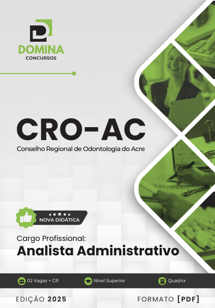 Apostila Analista Administrativo CRO AC 2025