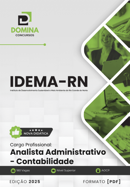 Apostila Analista Administrativo Contabilidade IDEMA RN 2025