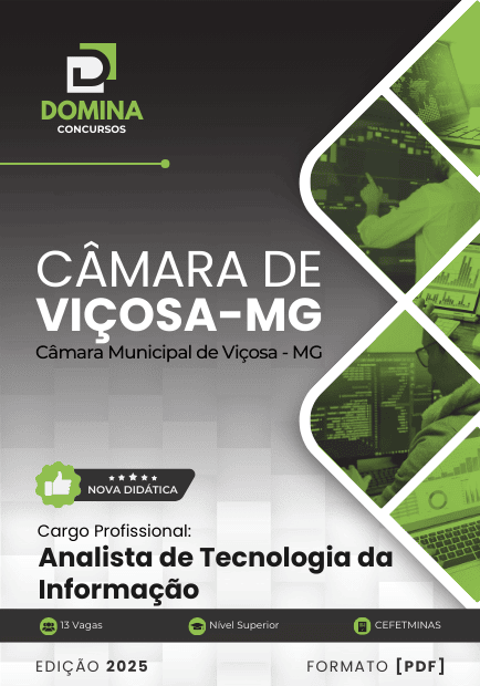 Apostila Analista Tecnologia Informação Viçosa MG 2025