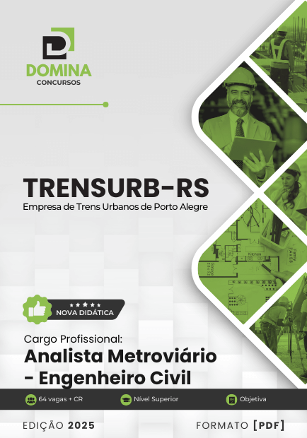 Apostila Analista Metroviário Engenheiro Civil TRENSURB RS 2025