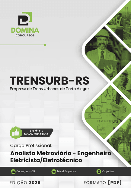 Apostila Analista Metroviário Engenheiro Eletricista TRENSURB RS 2025
