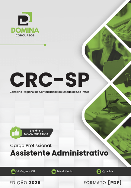 Apostila Assistente Administrativo CRC SP 2025