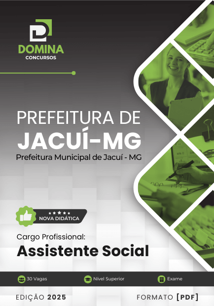 Apostila Assistente Social Jacuí MG 2025